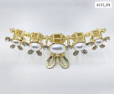 Impression Metal Pearl Flower Hair Clips (Pack of 12)